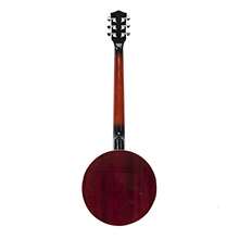 Six-String Sapele Banjo - Reddish-brown - View 8
