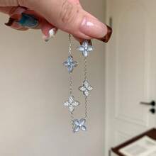 1pc Elegant Blue Butterfly Bracelet, Unique High-End Design With Delicate Pendant - 淺藍色 - 查看 3