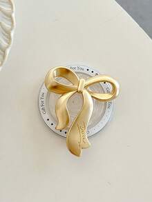 1个新款创意蝴蝶结磁吸手机壳，带气垫支架，可伸缩慵懒桌面手机支架，韩版ins风 - 彩色 - 查看 10