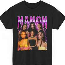 Manon Retro Tee_ Katseye Merch, Loose Fit Retro T-Shirt - Back 3 - View 6