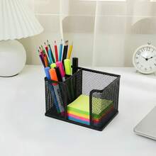1pc 3-Tier Metal Grid Coffee Station Storage Rack, Modern Black Cup & Lid Holder, Multi-Function Coffee Capsule & Sugar Bag Organizer Suitable For Office, Lounge, Kitchen Countertop - Multicolor - View 8