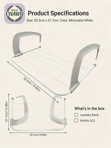 1pc/2pcs/3pcs Square Foldable Wall-Mounted Clothes Drying Rack - 3X Thicker Metal, Rust-Resistant Coating, 10-Second No-Drill Installation/Space-Saving Foldable Design/Suitable For Tenants/Students/Homeowners To Dry Towels, Bedsheets - Thickened - View 3