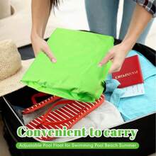 1件装漂浮泳池躺椅，成人充气泳池吊床椅，泳池漂浮床椅，蓝/橙/绿三色可选，漂浮泳池沙发，适合夏季泳池派对、海滩、湖边休闲放松 - 水上躺椅 - 查看 4
