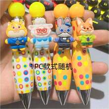 1支/2支/3支/4支/5支/10支装创意缝线闪光流沙凝胶笔，流行中性色笔，学生及办公用品 - 動物城 - 查看 10