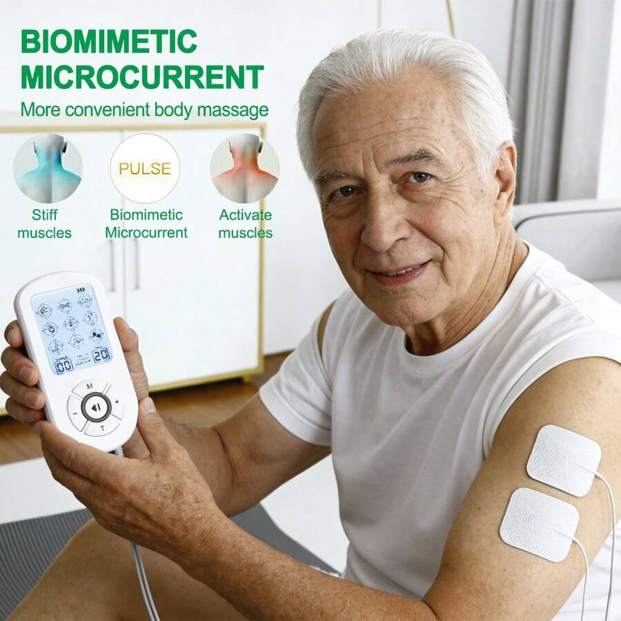 New Dual Output 36 Modes EMS Electric Muscle Therapy Stimulator 30 Levels Tens Unit Machine Physiotherapy Pulse Massager