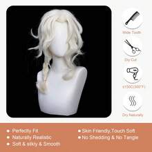 YEWELL 24英寸米色第五人格角色扮演头饰日常系列日式Cosplay头饰系列多风格卡通动漫诠释适合私人派对日常角色扮演万圣节 - 米色 - 查看 5