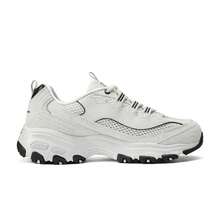 Skechers 女士休闲鞋，D'LITES系列时尚系带运动鞋，舒适轻便透气运动休闲鞋，896193-LTGY - 淺灰色 - 查看 8