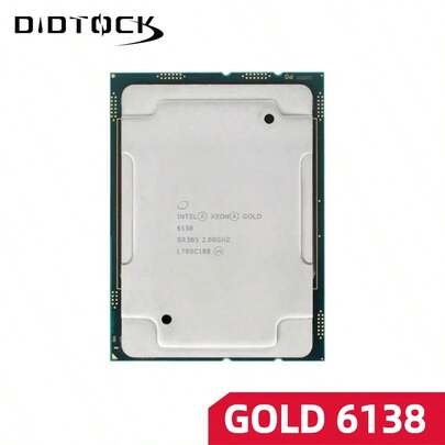  Intel Xeon Gold 6138 CPU 2,0GHz 20 Kerne 125W FCLGA3647 Prozessor ohne Lüfter ohne Originalverpackung