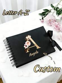 60 Page (30 Sheets) Personalized Photo Album/Scrapbook, Suitable For Wedding Guest Book, Anniversary, Family DIY Photo Album, And Craft/Mother's Day Gift (Small Size 8.3*5.7 Inches) - Multicolor - View 1