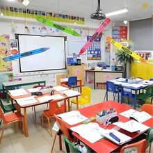 1个/2个/4个 41.3英寸巨型充气蜡笔气球，返校季气球装饰，派对用品和礼品，适用于各种活动和聚会，可重复使用 - 查看 5