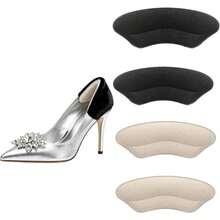 Heel Pads Cushions Shoes Heel Cups Non Slip Pads For Women Men, Black And Beige - 5 miếng màu be - Xem 2