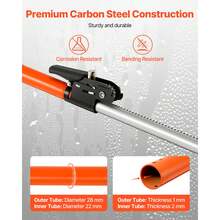 Cargo Bar, Ratcheting Cargo Bar Adjustable From 1016mm To 1854mm, Heavy-Duty Steel Cargos Stabilizer With Non-Slip Foot Pads, Telescoping Load Lock Bars For SUVs, Sedans - 1 Pc - View 4