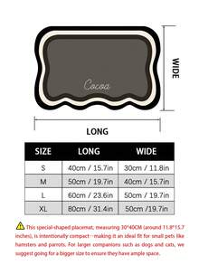 1 pièce Tapis de nourrissage pour animaux de compagnie personnalisé - Tapis de bol pour chien à séchage rapide, absorbant et antidérapant avec nom personnalisé, tapis de nourriture pour chat, tapis de sol intérieur, taille 30x40cm - Multicolore - Voir 3