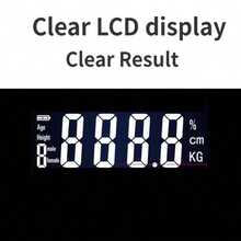 Home Weighing Scale With A LargeIC Scrcen, Highiy Acaurate And Nteligeont, On Essential Bectronic Scalefor Bathroms, Bedrooms Living Roms, Nd Gyms Suiable For Weight Management Fitnes Tacking, And As A Hoiday Gft - Black - View 3