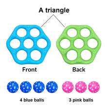 1 Set Inflatable Game & Pool Toys, Adult Family Inflatable Water Yard Game - Floating Swimming Pool Game & Outdoor Backyard Activity Set - Hexagonal Water Toys - View 10