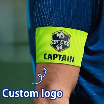 Dây đeo đồng hồ thể thao co giãn có thể tùy chỉnh. Được thiết kế dành cho đội trưởng các đội bóng đá, có thể tùy chỉnh logo, là món quà lý tưởng cho đội trưởng, đồng đội và vận động viên. Thích hợp cho đạp xe, bóng đá, các sự kiện thể thao và hoạt động từ thiện.