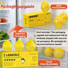 3/4/6/8片装除臭清新防腐剂，蕴含柠檬精油和柠檬烯。可分解或中和腐烂物质，有效减少密封家具和电器（如冰箱、冰柜等）中的异味。蛋形设计，方便放置。 - 黃色 - 查看 5