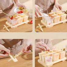 Glassform, Kreativ glassform, Plastglassform, Glassform, Fryst isbitsform, Glassform för hemmet, Geléform, Kökstillbehör, Kökstillbehör - Multifärgad - Visa 9