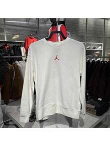 Nike Men's JORDAN Casual Round Neck Sweatshirt - White - View 5
