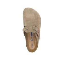 BIRKENSTOCK - Women Boston Suede Soft Footbed - TAUPE - View 4