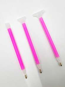 11pcs Diamond Painting Dotting Pen Set, Adult DIY Craft Dotting Pen, Diamond Painting Dotting Tray, Diamond Painting Glue/Clay, Stress Relief Art Tool, 3-Dot/6-Dot/9-Dot Dotting Pen 1pc Each, Small Green Closed Dotting Tray/Small White Pointed Dotting Tray 1pc Each, 2*2cm Glue 6pcs - View 4