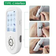 New Dual Output 36 Modes EMS Electric Muscle Therapy Stimulator 30 Levels Tens Unit Machine Physiotherapy Pulse Massager - Multicolor - View 8