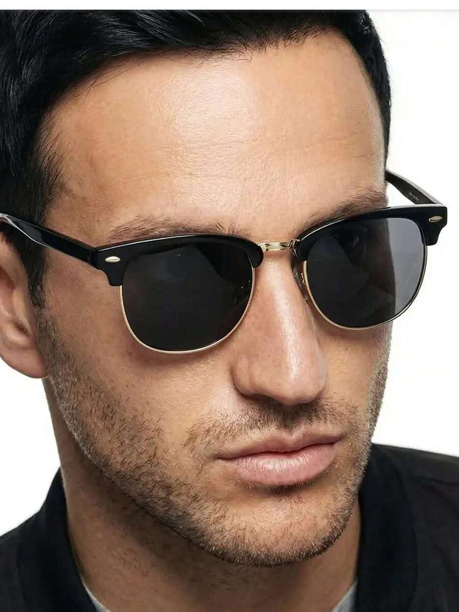 Men Fashion Glasses - Vàng - Xem 1