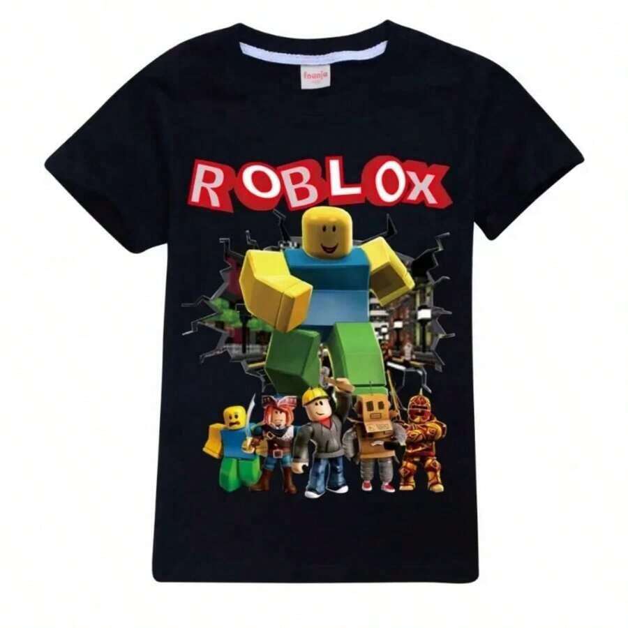 Cartoon Anime Game Robloxs-Shirt Kids Size 140 - 款式 8 - 查看 1