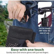 4 Pcs Glove Clip, Work Safety Glove Holder Clip, Construction Accessories Work Gloves Holder Helmets Hanger Clamp - 4 + Black + One Size - View 7