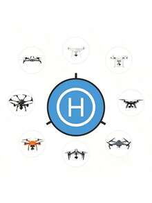 AXNEN 55厘米/21.65英寸无人机起降垫，可折叠便携，易于存放，可用于起降和返航。 - 查看 8