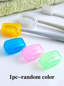 1/5/10 chiếc Hộp bảo vệ đầu bàn chải đánh răng, Hộp đựng và bảo quản bàn chải đánh răng du lịch di động, Hộp bọc đầu bàn chải đánh răng gia dụng, Bảo vệ bàn chải đánh răng, Dùng hàng ngày tại nhà và khi đi công tác, Du lịch ngoài trời và cắm trại, Trang trí phòng tắm, Chuẩn bị cho năm học mới, Phụ kiện du lịch mùa hè, Đồ dùng phòng tắm, Phụ kiện phòng tắm - Trong sáng - Xem 12