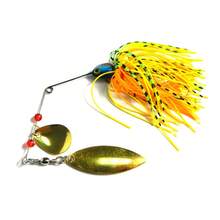 Mồi câu cá HENGJIA 1 cái 17g Đầu Buzzbait Kim loại cứng đính kim sa Mồi câu cá Wobbler Chìm Mồi câu cá Spinnerbait Lưỡi câu - Nhiều màu - Xem 3