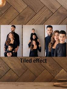 三件套个性化照片帆布墙画套装，配松木画框 - 可定制家庭照片，适用于客厅、卧室、家庭办公室 - 生日、周年纪念日、圣诞节的理想礼物 - 可定制尺寸，易于悬挂 - 耐用松木画框和防褪色墨水 - 家庭合影、婚礼、纪念品礼品套装、照片墙装饰、帆布墙画、房间装饰、墙面装饰 - 彩色 - 查看 5