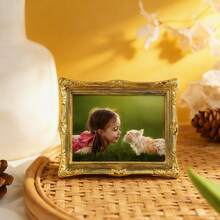 1 Nam châm tủ lạnh in ảnh theo yêu cầu, nam châm tủ lạnh khung vàng mini, có thể giữ ảnh cá nhân/thú cưng, quà tặng Ngày của Mẹ, trưng bày ảnh, khung từ tính, dễ thương, hiện đại, tùy chỉnh, cá nhân hóa, độc đáo, quà tặng lý tưởng cho anh ấy/cô ấy, bạn trai, bạn gái, bố, mẹ, gia đình, bạn bè, học sinh, không gian ấm áp, trang trí nhà mùa thu. - Nhiều màu - Xem 3