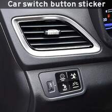 2pcs Novelty Stickers For Car Or Truck, Unused Button, Car Sticker Switch Labels, Control Panel Button Stickers, Car Interior Stickers And Decals - 2 Universal Car Button Stickers - View 7