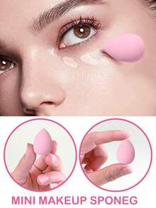 34PCS Makeup Tools Set Including:13PCS Makeup Brush Set+1pc Multi-Functional Zipper Toiletry And Cosmetic Bag Waterproof+4PCS Makeup Sponges+4PCS Mini Makeup Sponges+4PCS Triangle Powder Puffs+4PCS Mini Air Cushion Powder Puffs+1pc Hairband+2PCS Hand Bowl Strap+1pc Facial Cleansing Sponges - Pink - View 9