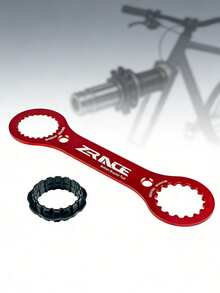 ZRACE 4-In-1 Bicycle Bottom Bracket Wrench Tool, Suitable For DUB, CNC AL7075 DUB-BSA, BSA / FC-25 / FC-24 - Red - View 1