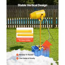 Foam Machine, 9.84 To 16.40 Ft Spray Distance Foam Cannon Party Machine, Bubble Cannon With 74QT Water Tank, Stable Vertical Design, Dense Foams Maker For Gatherings, Celebrations & Par - 74QT Water Tank - View 5