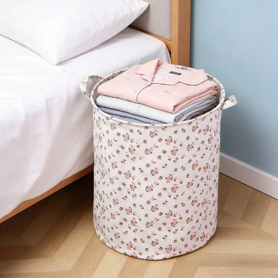 1个防水抽绳洗衣篮，玩具收纳箱 - 彩色 - 查看 1