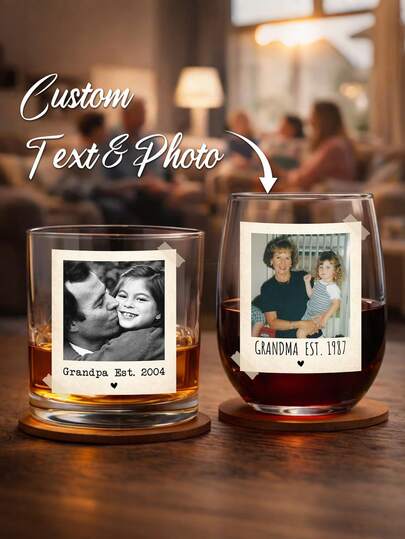 Spersonalizowany kieliszek do wina w stylu retro ze zdjęciem, możliwość personalizacji zdjęcia i tekstu, prezent pamiątkowy ze zdjęciem odpowiedni dla rodziców i dzieci, kieliszek do wina ze zdjęciem, spersonalizowany kieliszek do wina na urodziny, wielofunkcyjny kieliszek do wina, zabawny kieliszek do wina na jedną imprezę, prezent na imprezę, kieliszek do wina z portretem nowożeńców, kieliszek do wina na ślub, prezent dla najlepszego przyjaciela w podróży, prezent na jedną imprezę