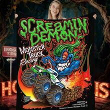 1PC 3D Monster Jam Monster Truck Cartoon Blanket, Edgy Gift For Motorsports Fans, Themed Man Cave Decor, Retro Sci-Fi Party Accent & Race Day Souvenir,Soft Throw Blanket For Home Bedroom Bed Sofa Picnic Travel Office Cover Blanket, Multiple Sizes 50x60 To 60x80 Inches - Multicolour 22 - 查看 5