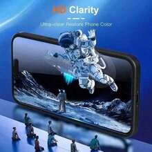 4片装隐私屏幕保护膜，兼容 17/17 Pro/17 Pro Max/16/16 Pro/16 Pro Max/16 Plus/6/7/8/11/12/13/14/15 / Pro Max、XS、XR、Xs Max - 亮面钢化玻璃，防窥防碎，增强屏幕保护 - 黑色 - 查看 5