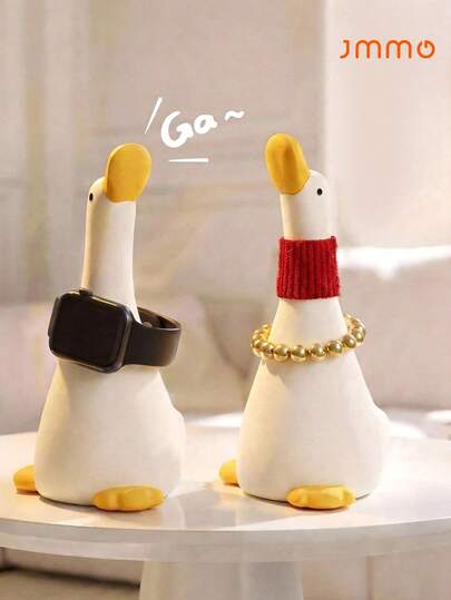 JMMO 1pc Duck Night Light, 3 Level Touch Dimmable Rechargeable Beside Lamp, Squishy Cute Stuff Desk Dorm Room Decor, Nightlight For Roome Decor, Jewelry Storage