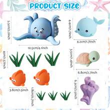 8pcs Purple Mermaid Cake Decorating Kit, Including Seashells, Mermaid Tails, Starfish Decor, Bringing Unparalleled Joy And The Most Beautiful Moments To Your Family And Friends. Bring Dreamy And Gorgeous Decor To Your Party. - Multicolor - View 20