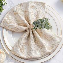 6 Pcs Rustic Farmhouse Napkin Rings Green Boho Leaf Napkin Rings Eucalyptus Wooden Bead Napkin Rings Holder For Spring Fall Family Banquet Easter Thanksgiving Christmas Wedding Table Decordjj - Green Brown - View 5