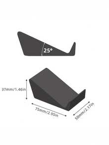 2pcs Long Speaker Stands, Suitable For Edifier And Other Speakers, Computer Desktop Speakers, Office Multimedia Speakers Tilted Stand Base - Multicolor - View 5