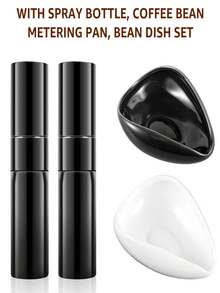 Coffee Bean Ingredient Cup Spray Bottle Set Coffee Or Tea Ceramic Ingredient Container Measuring Tray Set Espresso Accessories With 6 Needles Espresso Distribution Tools - Multicolor - View 8