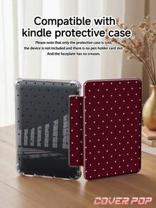 Polka Dot Pattern Minimalist 9.7/10.2/10.5/10.9/12.9 Inch/Pro 11 Inch Tablet Protective Case, Suitable For 10th Gen , Galaxy Tab S6 Lite 10.4 Inch, Kindle Paperwhite 12th Gen 2024, Kindle (11th Gen-2024), Soft Shock-Proof, Smart Sleep/Wake, Y-Fold Stand Multi-Angle Viewing - Multicolor - View 10