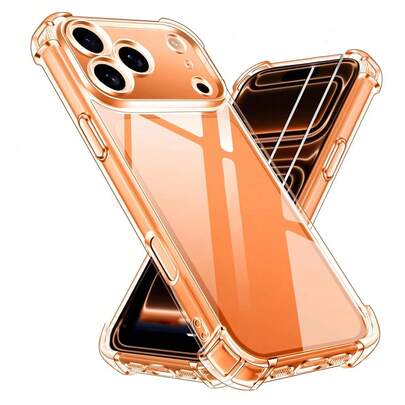 1pc Transparent Soft TPU Thin Protective Phone Case For IPhone 17 Series, Full Camera Protection For IPhone 17 Pro Max/17 Pro/17 Air/17