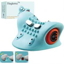 Neck Massager With Cervical Traction, Ergonomic Neck Pain Relief Device, Portable Neck Relaxer For Home & Office, Lightweight Neck Support Massager - 1 - 查看 8